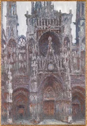 Die Kathedrale von Rouen. Das Portal von vorne gesehen, Harmonie in Braun